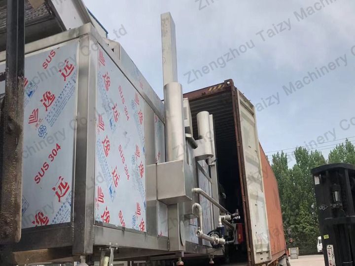 Complete fried beans processing machines for shipping abroad