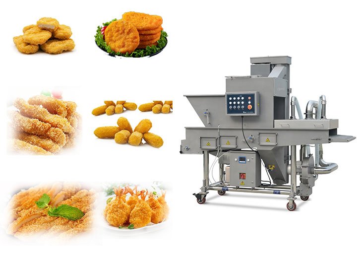 commercial crumb breading machine