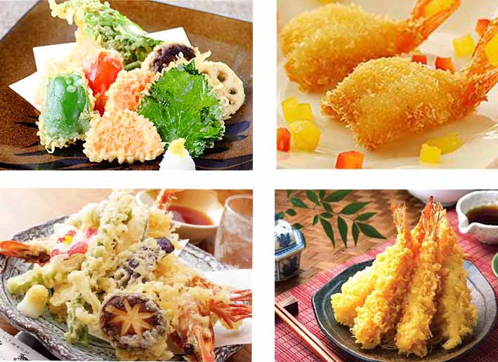 Produits tempura
