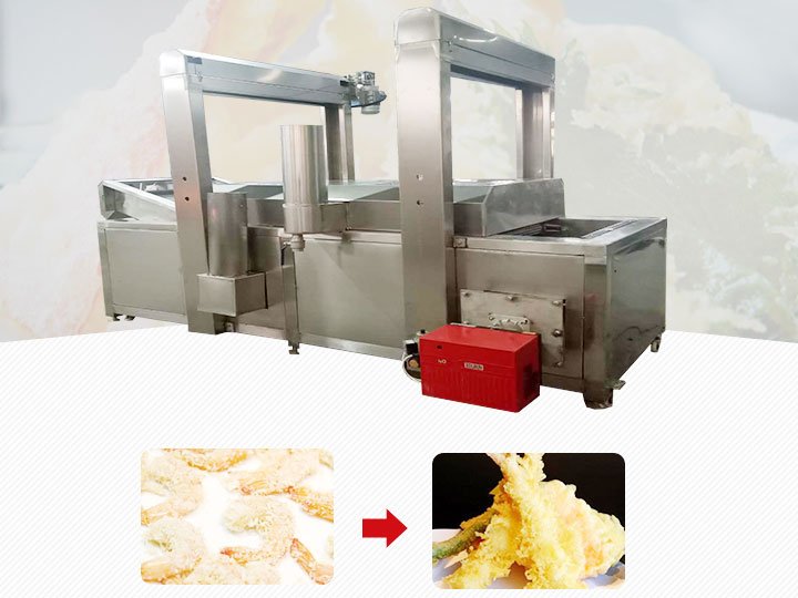Tempura shrimp frying machine 1