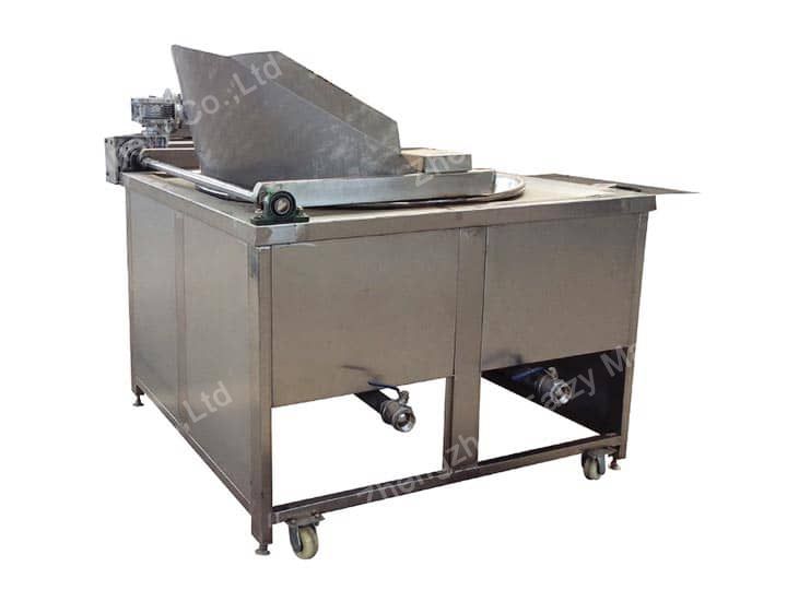 Automatic-discharging batch fryer