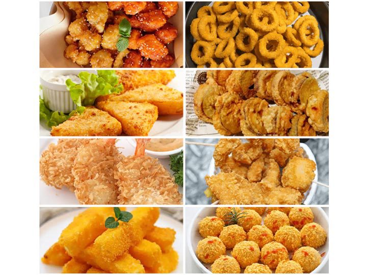 All kinds of fried food